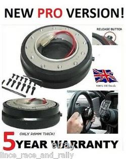 Quick Release Steering Wheel And Boss Hub Kit Fit Vw T4 Transporter 1996 On