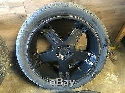 Range Rover Hse Momo L322 Front Rear Set Wheel Rim And Tire 22 Inch 22 03-05