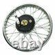Rear Wheel Rim 19'' Complete + Spoke Half + Hub For Royal Enfield BSA Bikes@USG