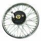 Rear Wheel Rim 19'' Complete + Spoke Half + Hub For Royal Enfield Bsa Bikes@usg
