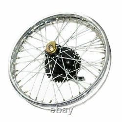 Rear Wheel Rim 19'' Complete With Spoke Half Width Hub Royal Enfield BSA