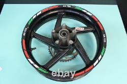 Rear Wheel Rim Aprilia RS 125 Complete with Sprocket