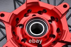 Red Enduro Rear Wheel / Rim Complete HONDA CRF 250 R CRF250R 2014-2017 2,15x18