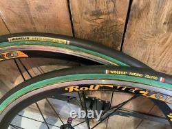 Retro Rolf Vector Pro Wheelset Complete, Vintage, 700c, Black Tubs