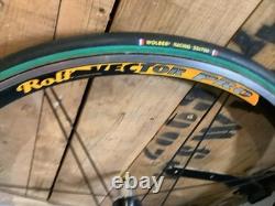 Retro Rolf Vector Pro Wheelset Complete, Vintage, 700c, Black Tubs