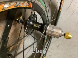 Retro Rolf Vector Pro Wheelset Complete, Vintage, 700c, Black Tubs