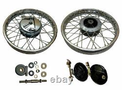 Royal Enfield Complete 19 Front & Rear Wheel. Brand New