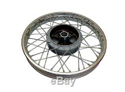 Royal Enfield Complete 19 Front Wheel Rim 40 Holes With Drum Plate