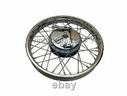 Royal Enfield Complete 19 Inch Front Wheel Rim 40 Holes With Drum Board