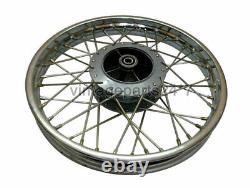 Royal Enfield Complete 19 Inch Rear Wheel Rim 40 Holes With Drum Board
