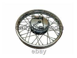 Royal Enfield Complete 19 Inches Front Wheel Rim With Drum Plate 40 Holes