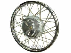 Royal Enfield Complete Front Wheel Rim 19 & 40 Holes With Drum Plate