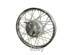 Royal Enfield Complete Front Wheel Rim 19 & 40 Holes With Drum Plate (em)