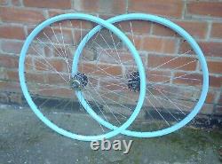 Ryde Zac2000 Celeste 36h Track Wheels, Aci Spokes, Flip Flop