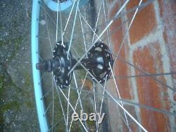 Ryde Zac2000 Celeste 36h Track Wheels, Aci Spokes, Flip Flop