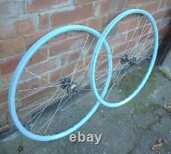 Ryde Zac2000 Celeste 36h Track Wheels, Aci Spokes, Flip Flop