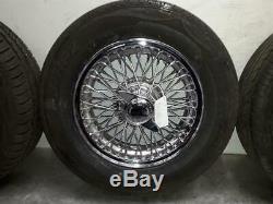 Set Of MG B 14 Inch Wheels & Tyres Set Of Five Complete With Tyres 6mm Of Tread