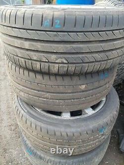 Skoda Fabia Mk1 Vrs 16 Complete Set Alloy Wheels & Tyres 215/45r16