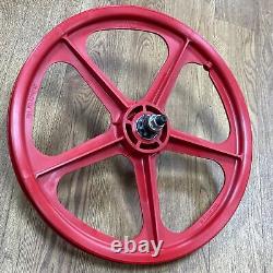 Skyway Tuff Mag Wheels Cassette 9T Pair Front/Back Old New School BMX