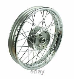 Spoked Wheel Complete With Steel Rim + Chrome Plated Tuning 2, 15x16 Pass For S