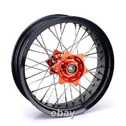 Supermoto 17 Complete Wheels Rim Hub for KTM 125-540 SX XCW EXC EXC-F 2003-2023