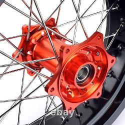 Supermoto 17 Complete Wheels Rim Hub for KTM 125-540 SX XCW EXC EXC-F 2003-2023