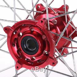 Supermoto Complete Wheel Rims 173.5 4.25 For Honda CR125 250R CRF250 450R 02-13