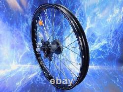 Suzuki Complete Front Wheel Excel Black Rim OEM A60 Billet Hub Assembly 125-450