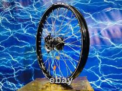 Suzuki Complete Front Wheel Excel Black Rim OEM A60 Billet Hub Assembly 125-450