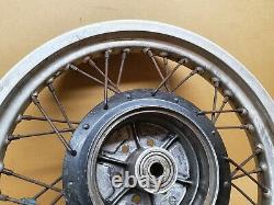 Suzuki DR750 DR 750 DR Rear wheel Spoked, Complete, Straight, Fits 1988 1989