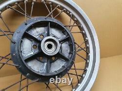 Suzuki DR750 DR 750 DR Rear wheel Spoked, Complete, Straight, Fits 1988 1989