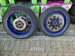 Suzuki Gsxr1000 L7 L9 Wheels Rims 2017 2020 Complete With Brake Discs Blue