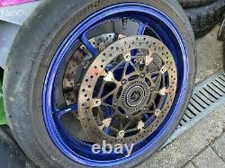 Suzuki Gsxr1000 L7 L9 Wheels Rims 2017 2020 Complete With Brake Discs Blue