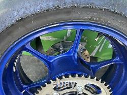 Suzuki Gsxr1000 L7 L9 Wheels Rims 2017 2020 Complete With Brake Discs Blue
