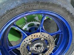 Suzuki Gsxr1000 L7 L9 Wheels Rims 2017 2020 Complete With Brake Discs Blue