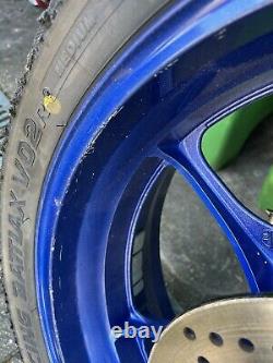 Suzuki Gsxr1000 L7 L9 Wheels Rims 2017 2020 Complete With Brake Discs Blue