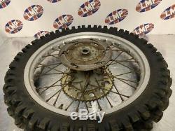 Suzuki Rm 125 1998 Rear Wheel Complete Hub Rim Tyre #2239