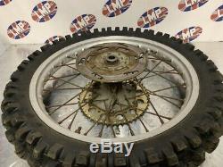 Suzuki Rm 125 1998 Rear Wheel Complete Hub Rim Tyre #2239