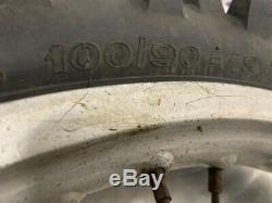 Suzuki Rm 125 1998 Rear Wheel Complete Hub Rim Tyre #2239