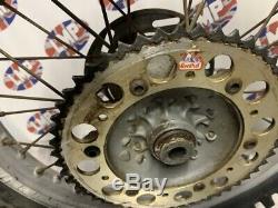 Suzuki Rm 125 1998 Rear Wheel Complete Hub Rim Tyre #2239