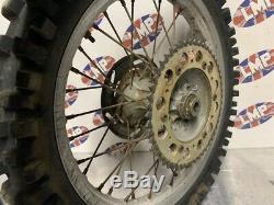 Suzuki Rm 125 1998 Rear Wheel Complete Hub Rim Tyre #2239