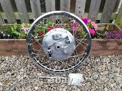 Suzuki T10 250 Front Wheel Rim 160x17 and brake plate complete