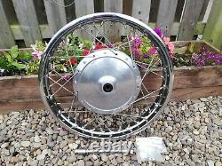 Suzuki T10 250 Front Wheel Rim 160x17 and brake plate complete