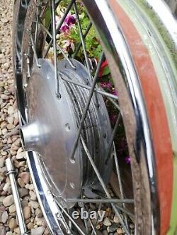 Suzuki T10 250 Front Wheel Rim 160x17 and brake plate complete