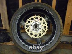 Suzuki Tl1000 Busa Gsx1300 Rear Wheel Rim 17 Complete With Disc And Sprocket