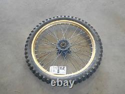 Suzuki rm125 rm250 front rim wheel tire assembly complete 1986 1985 1987 1988