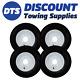 Trailer Wheel Rim & Tyre Complete 480/400 X 8 Inch 6 Ply 4 X 4 Inch Pcd White X4