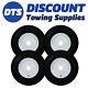 Trailer Wheel Rim & Tyre Complete 520/500 X 10 Inch 6ply 4 X 4 Inch Pcd White X4