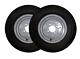 Trailer Wheel Rim And Tyre Complete 145r10 2 X 2 Ply 4x4 Inch Pcd Silver X2
