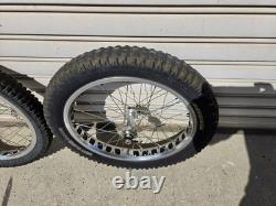 Trial ZHI 20 inch complete wheels, front disc, rear, rim brake, ECHO disc